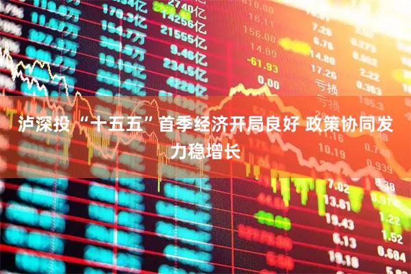 泸深投 “十五五”首季经济开局良好 政策协同发力稳增长