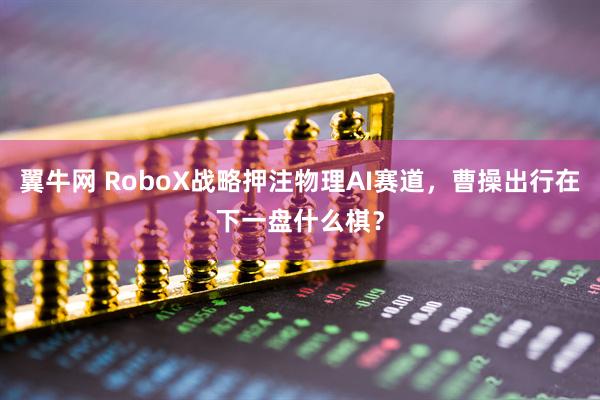 翼牛网 RoboX战略押注物理AI赛道，曹操出行在下一盘什么棋？
